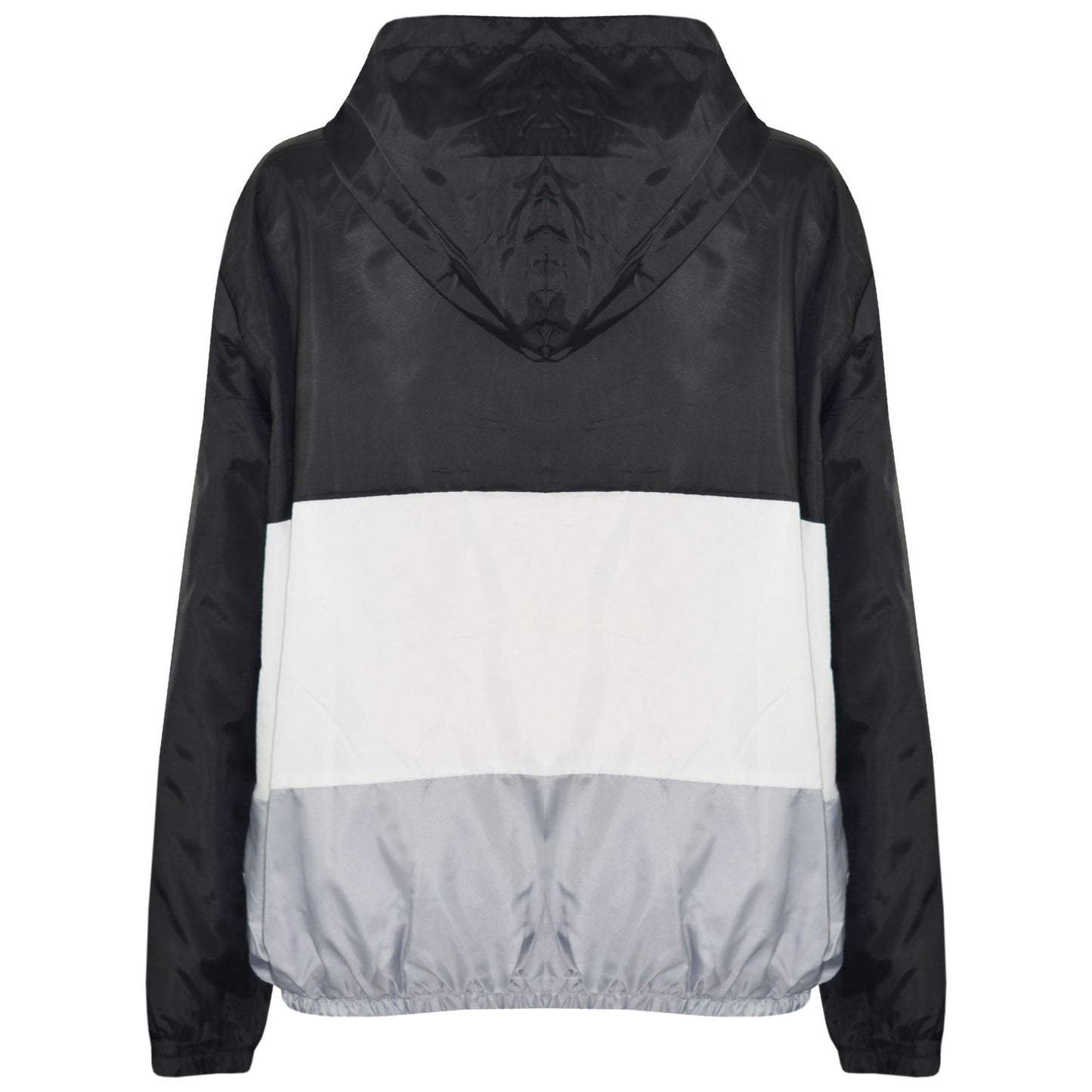 Kids Girls Boys Windbreaker Contrast Panel Jackets Hooded Raincoat Rain Mac 5-13