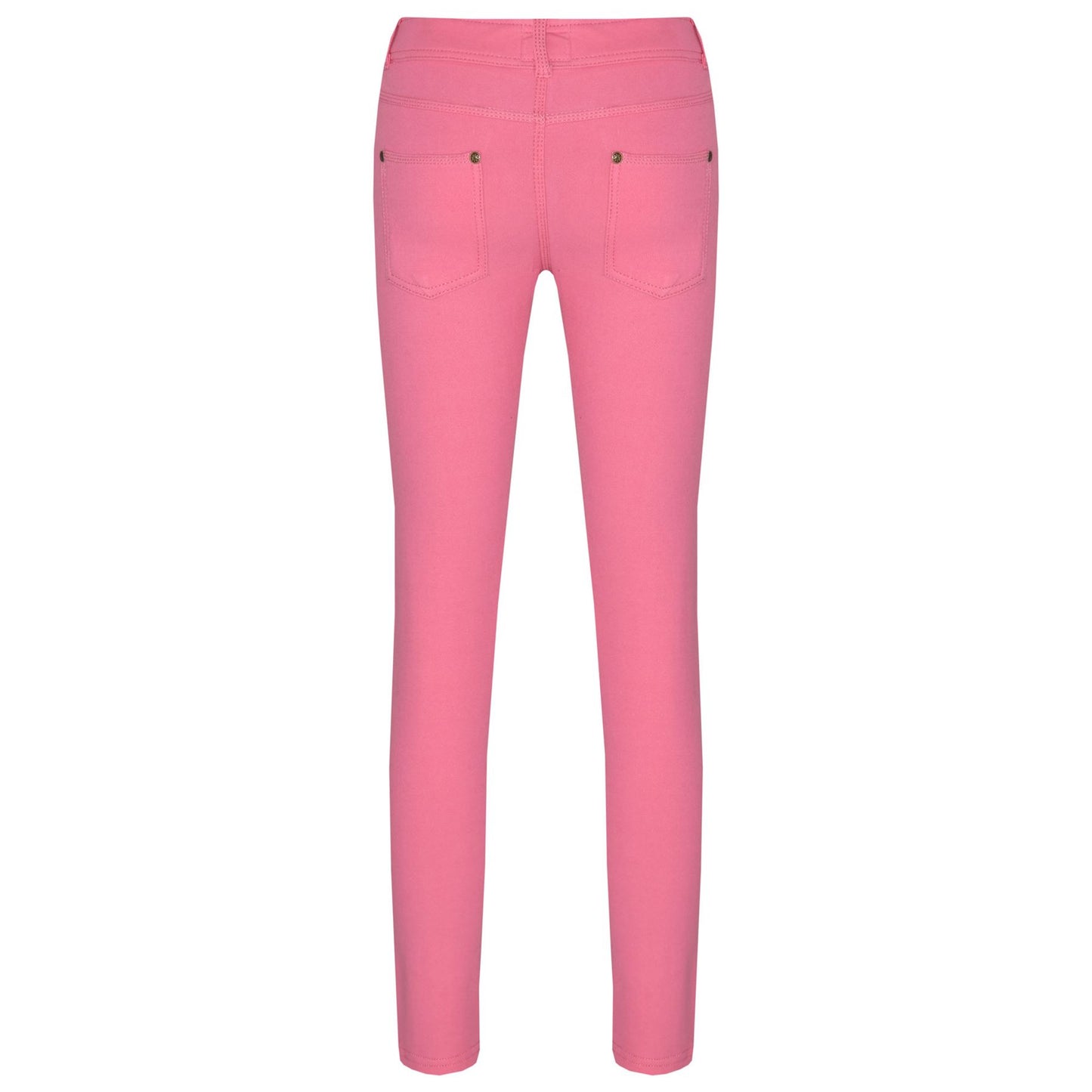 Kids Skinny Jeans Girls Stretchy Jeggings Fit Pants Coloured Trousers 5-13 Years