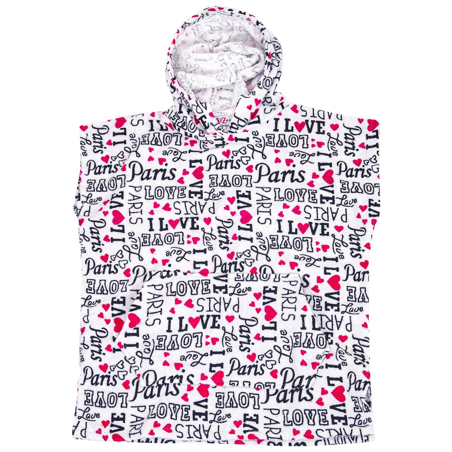 Kids Bathrobe 100% Cotton Hooded Dressing Gown Unisex 2-13 Years