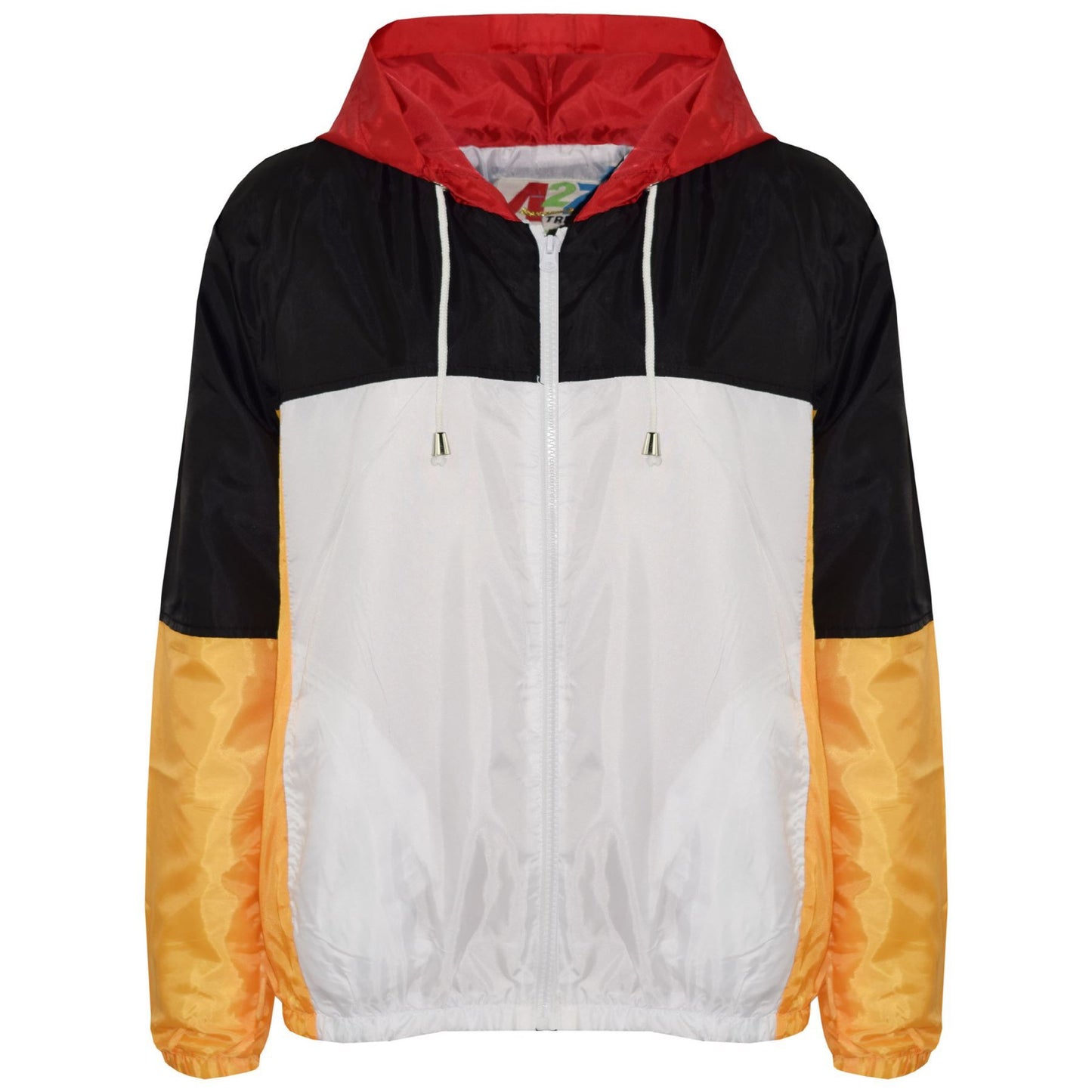 Kids Girls Boys Windbreaker Zipped Jackets Hooded Raincoats Age 5-13 Years