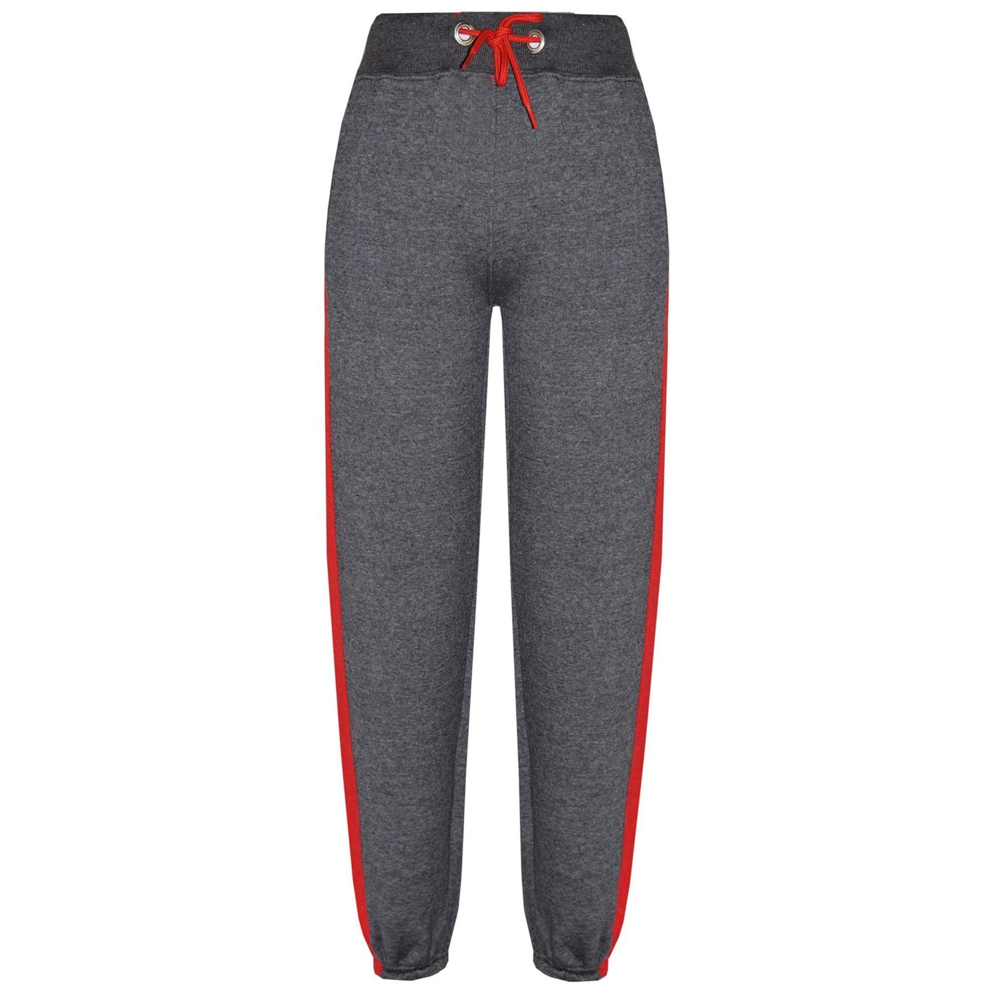 Kids Boys Girls Joggers Contrast Panel Jogging Pants  Casual Trousers 5-13 Years