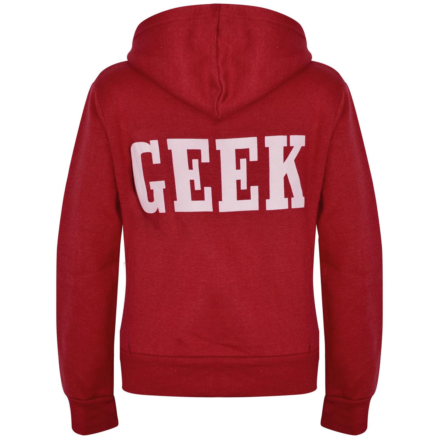 Kids Boys Girls Unisex Jackets Geek Print Fleece Zipper Hooded Hoodie Top Jacket