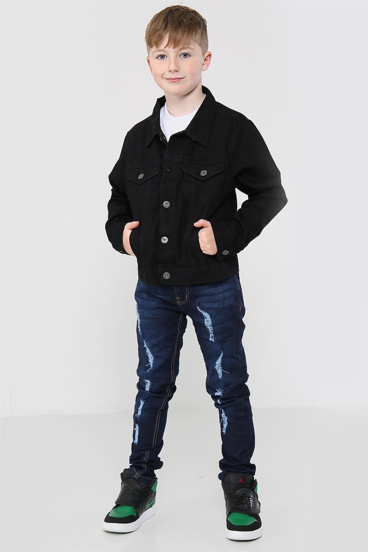Kids Boys Jacket Kids Denim Style Stylish Fashion Trendy Coat New Age 3-16 Years