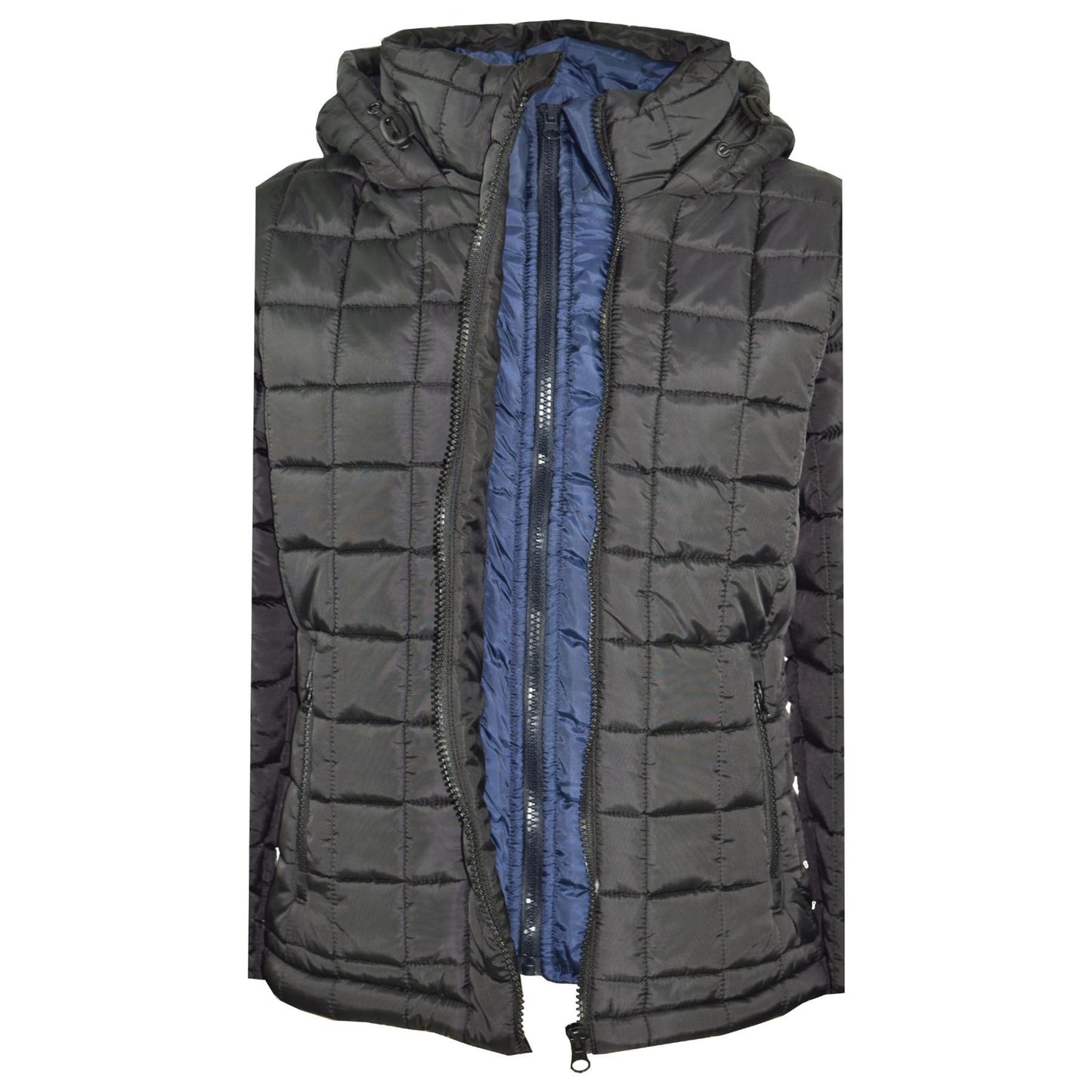 Kids Padded Jackets Boys Hooded Puffer Warm Thick School Coats Age 3-13 Years