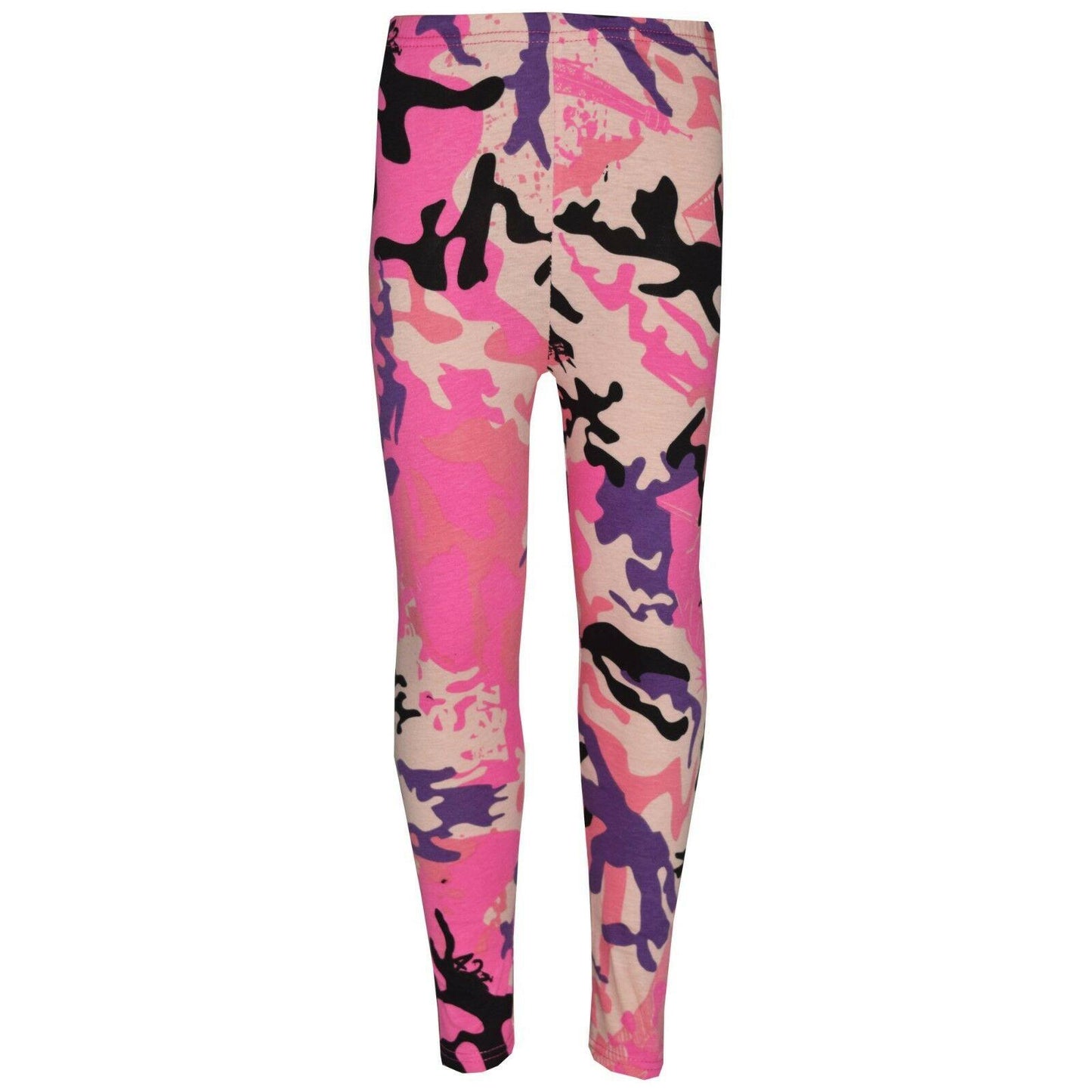 Kids Girls Legging Designer's Camouflage Print Trendy Fashion Leggings 5-13 Year
