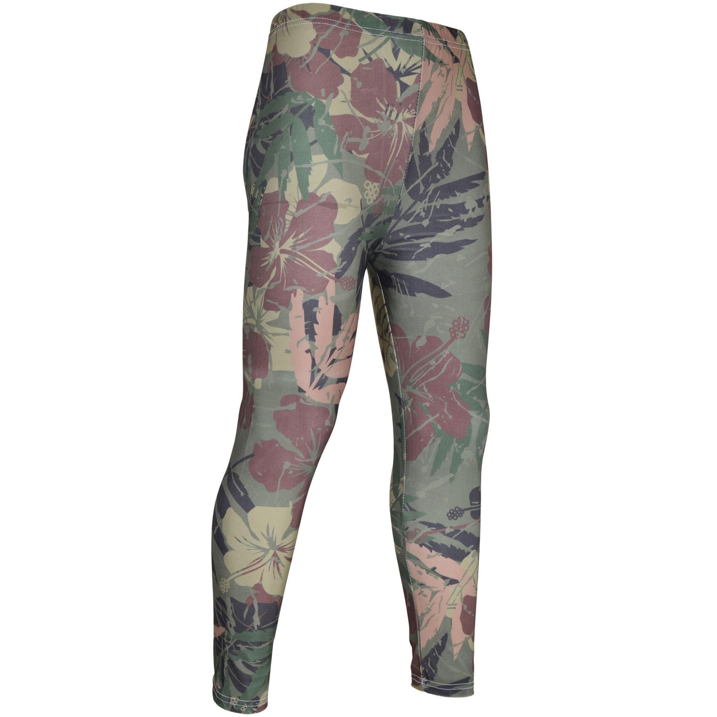 Kids Girls Legging Camo Leaves Print Summer Fashion Bottoms 7-13 Yr