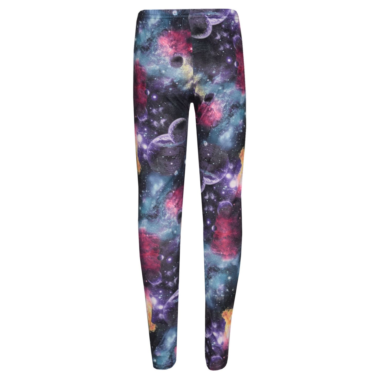 Girls Legging Kids Cosmic Print Party Dance Fashion Leggings Pants Age 7-13 Year