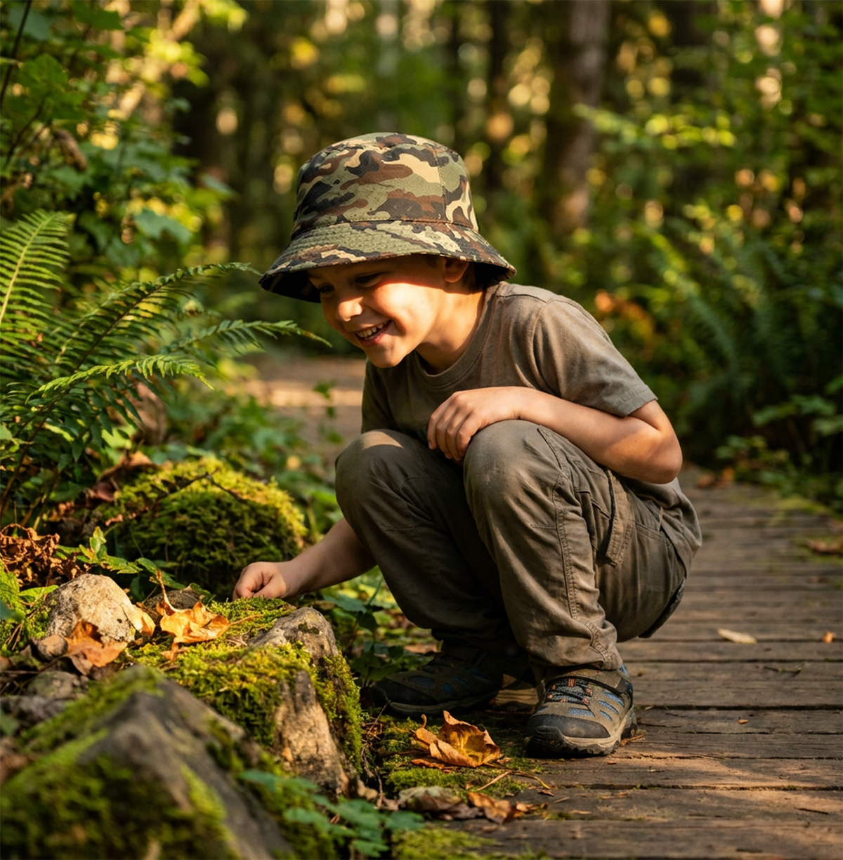Boys True Camo Baseball Cap Kids Cotton Adjustable Summer Peak Hat Age 3-12
