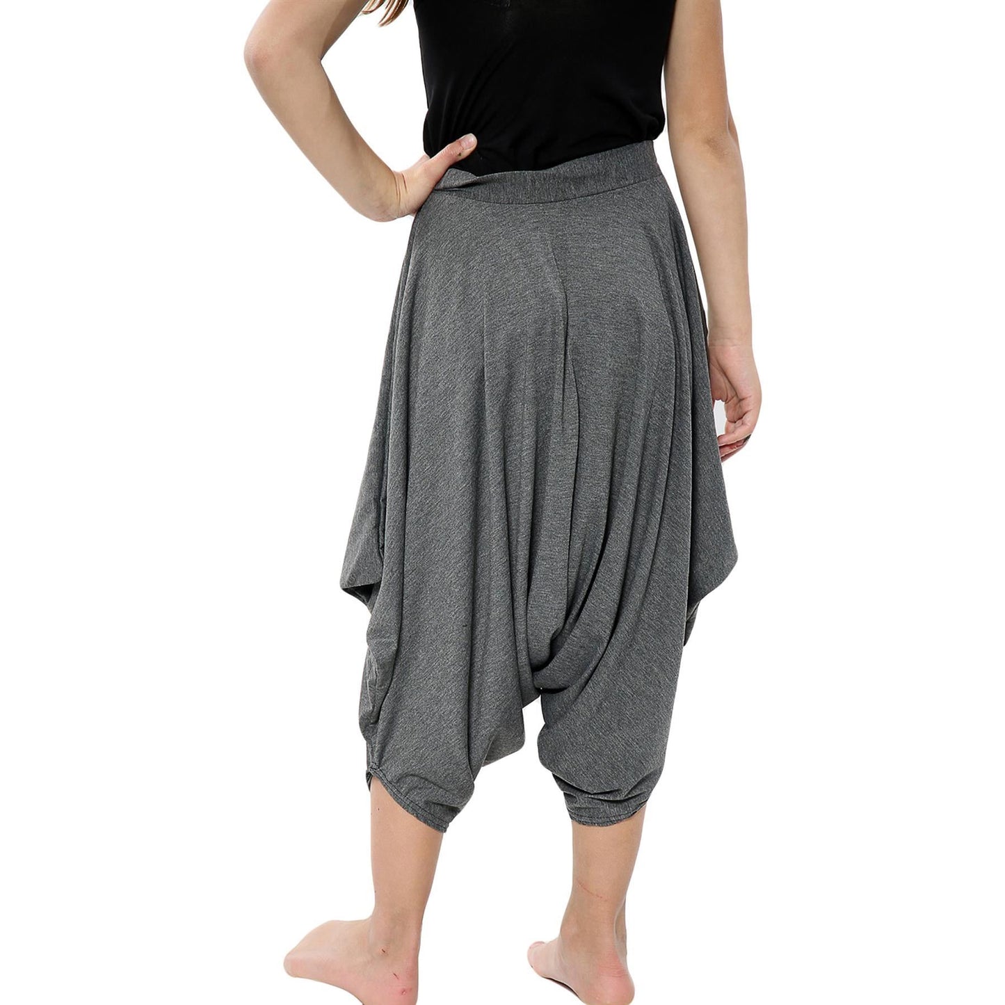 Kids Baggy Harem Trousers Ali Baba Style Tie Dye Yoga Casual Girls 5-13 Years