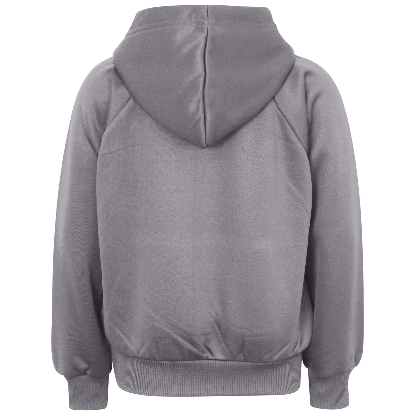 Kids Girls Boys Plain Tracksuit Hooded Sweat Hoodie Bottom Jog Suit Joggers 5-13