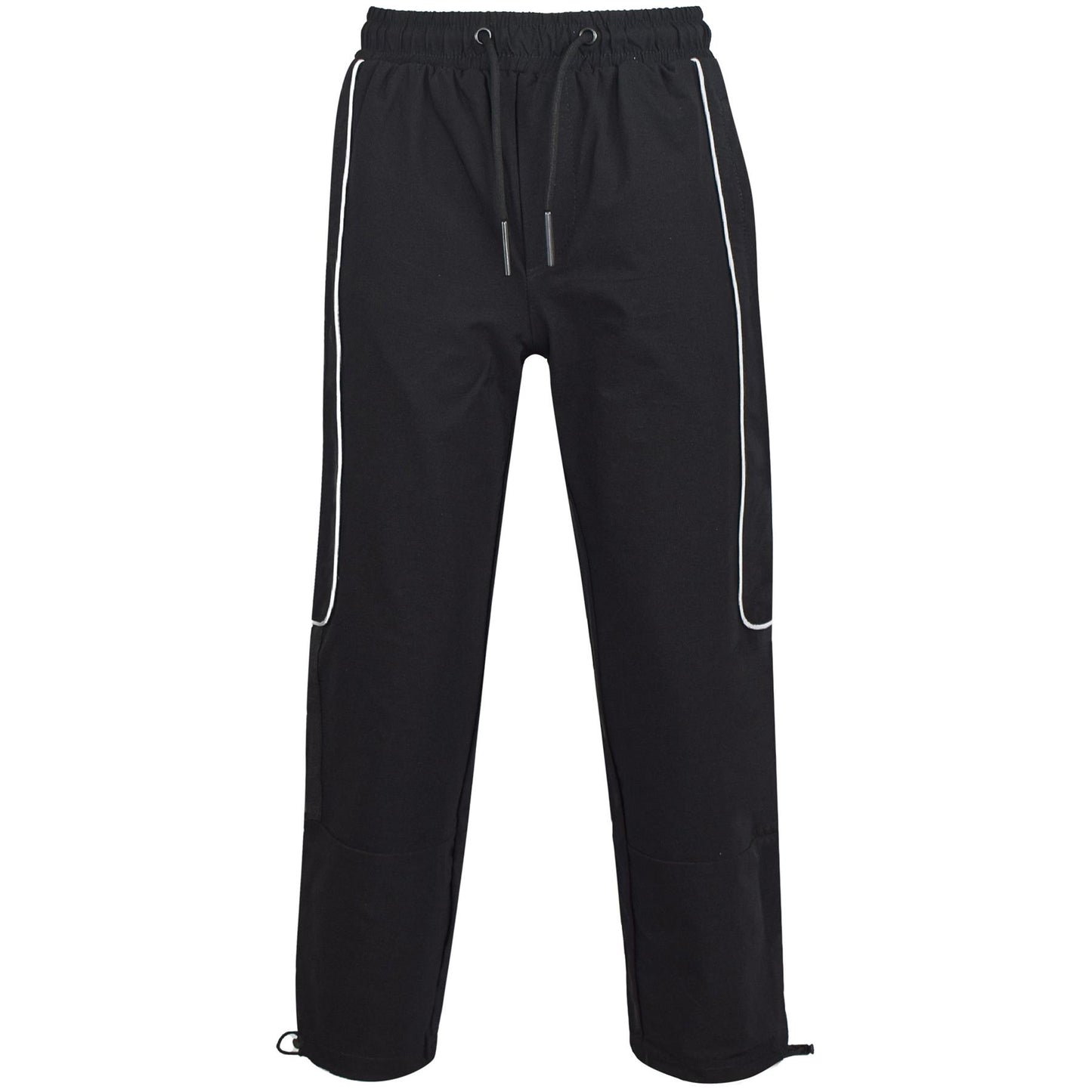 Kids Girls Cargo Trousers Elasticated Waist Drawstring Joggers Activewear Pant