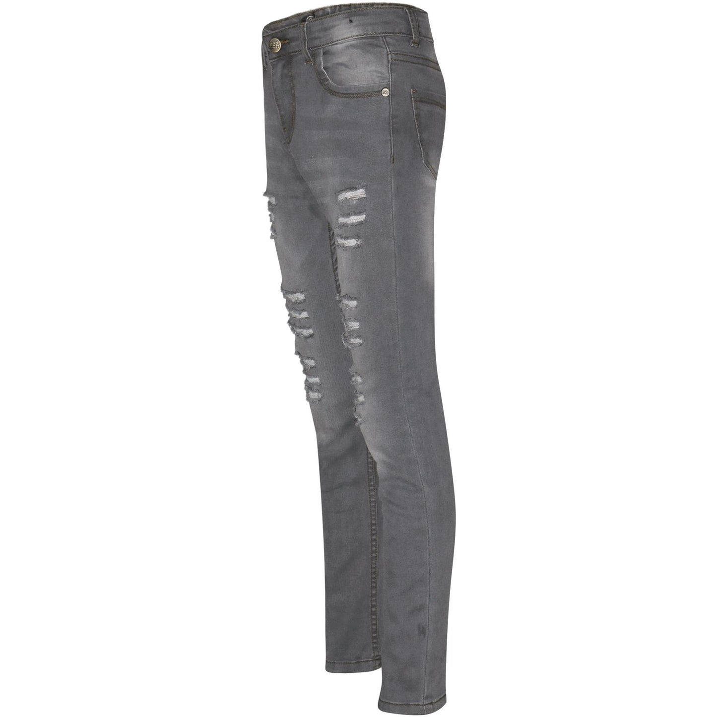 A2Z 4Kids Kids Ripped Jeans Comfort Stretch Jeans Cotton Pants Age 3-14 Years