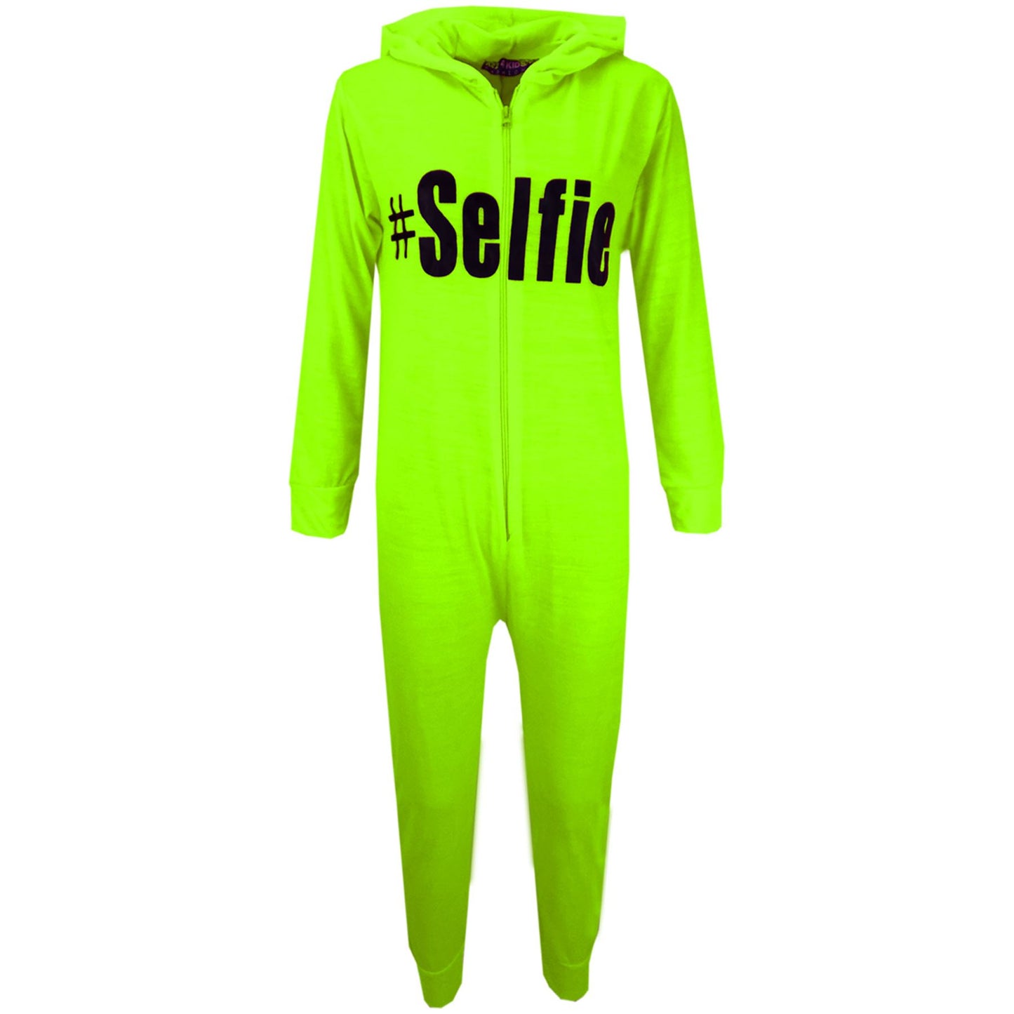Kids Girls Boys #Selfie A2Z Onesie One Piece Summer Jumpsuit PJ's Age 7-13 Year