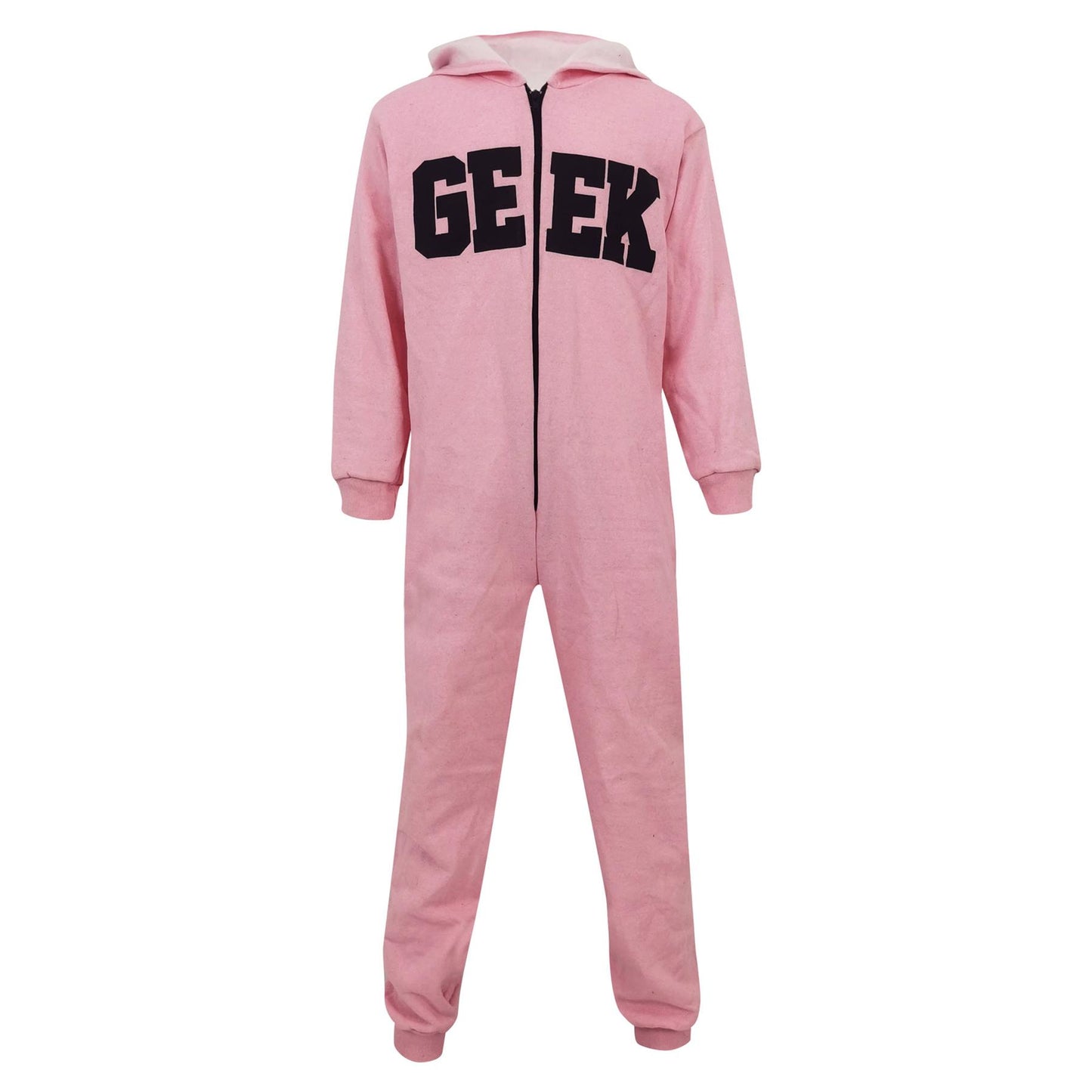 Kids Girls Boy Unisex Geek Print Fleece A2Z Onesie One Piece All In One Jumpsuit