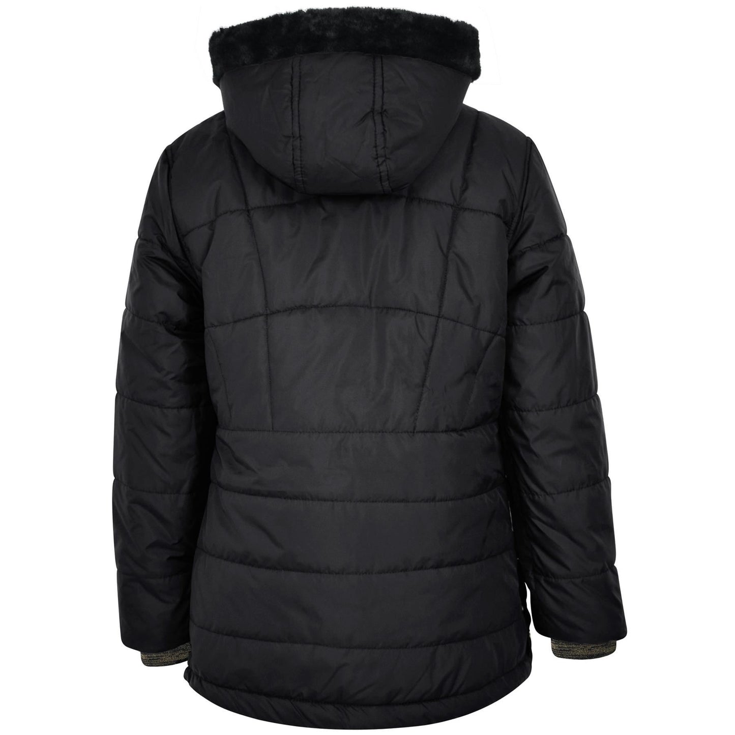 Kids Girls Longline Fashion Padded Casual School Jacket Bubble Coat 5-13 Years