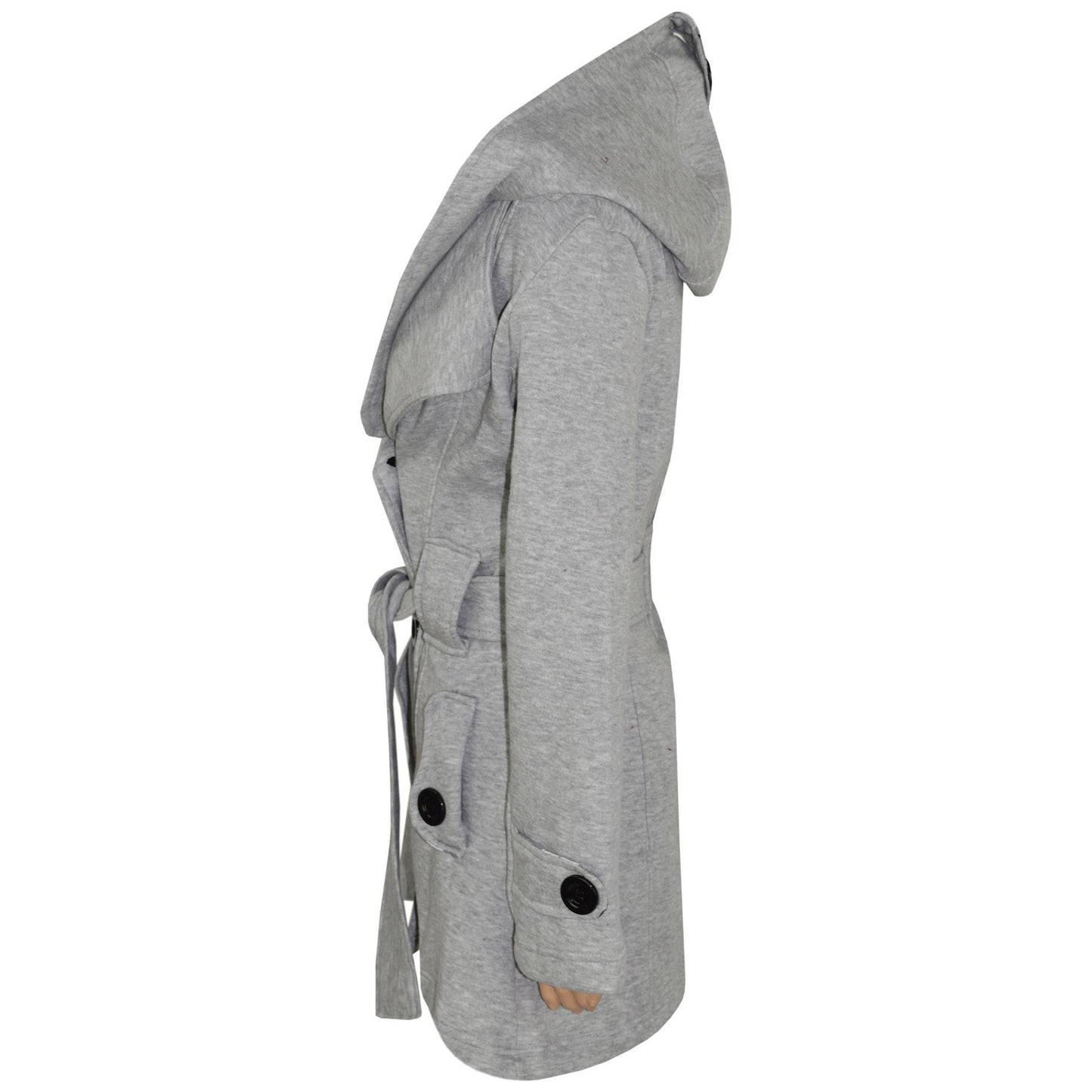A2Z 4 Kids Parka Jacket Hooded Warm Jacket Oversized Belted Cuffs 5 -13 Years