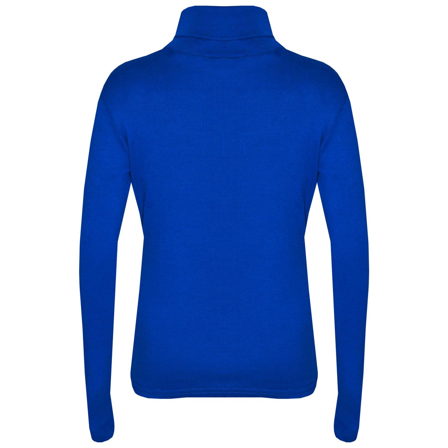Kids Girls Polo Neck T Shirt Thick Cotton Turtleneck Jumper Long Sleeve Top 2-109