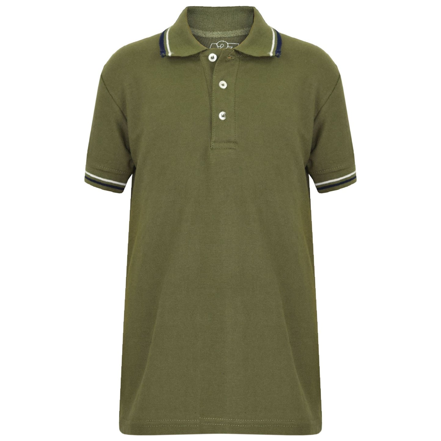 Kids Boys Girls Polo T Shirt Designer Plain Color School T-Shirts PE Top 3-13 Yr