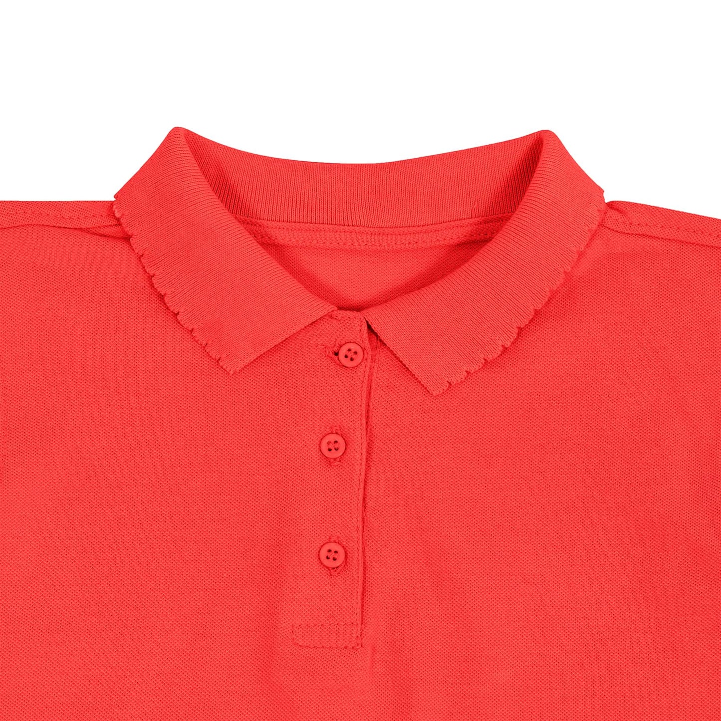 Kids Girls T Shirts Plain Polo Summer Fashion Soft Feel Tank Top 3-13 Yrs