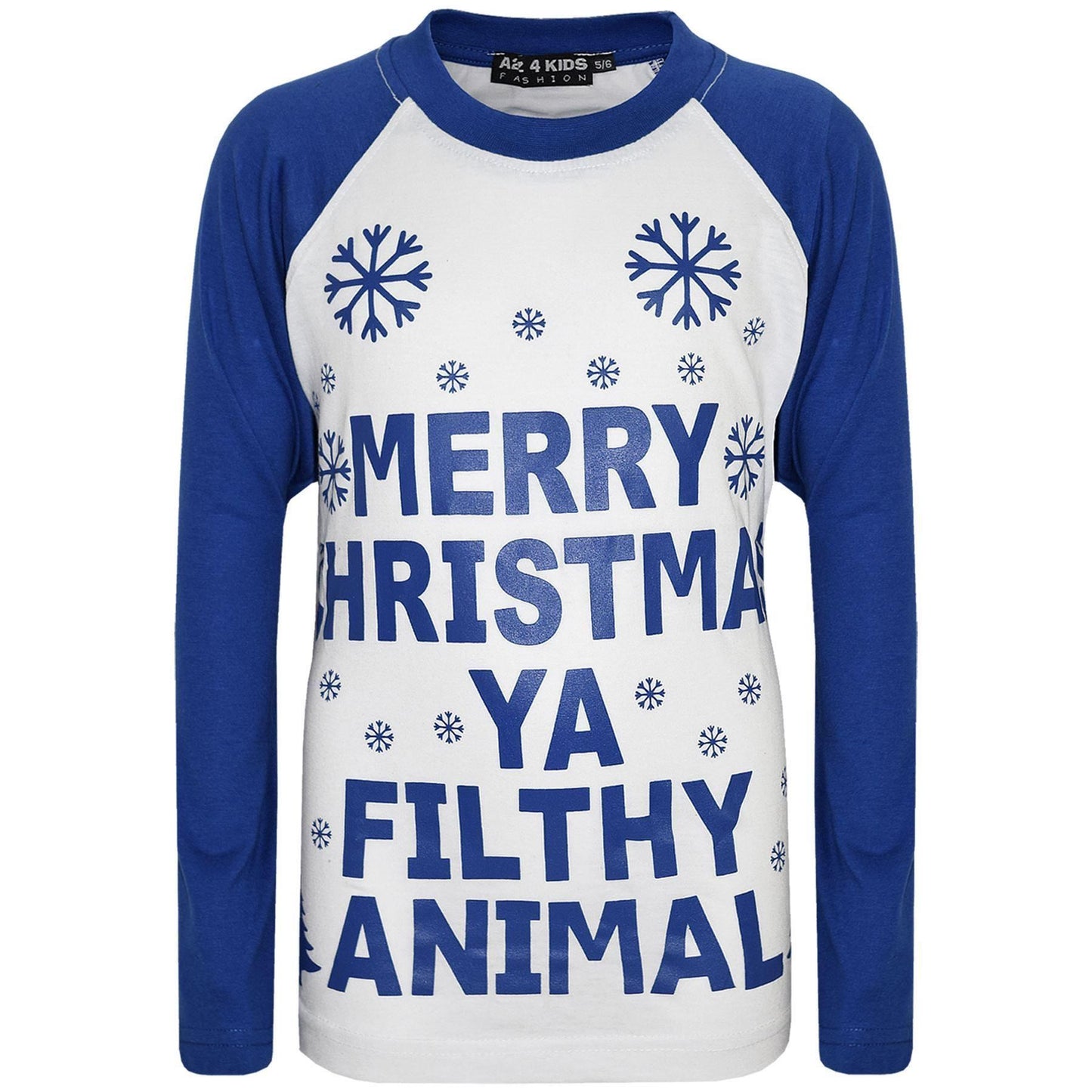 Kids Girls Boys PJ'S "YA FILTHY" Printed Christmas Pyjamas New Age 5-13 Years