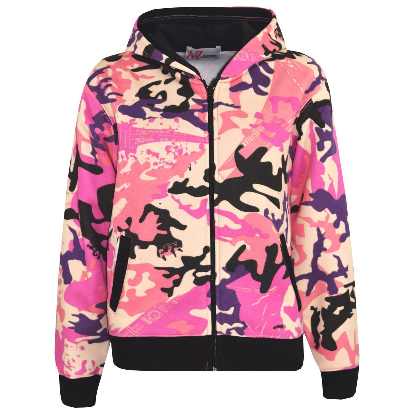 Kids Tracksuit Boys Girls Designer's Camouflage Jogging Suit Top Bottom 5-13 Yr