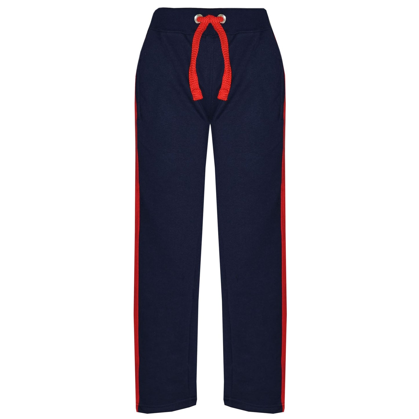 Kids Boys Girls Joggers Contrast Panel Jogging Pants  Casual Trousers 5-13 Years
