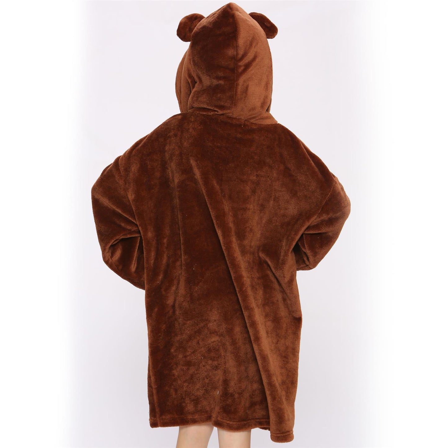 Unisex Men's Ladies Oversized Hoodie Printed Snuggle Super Soft Warm Blanket