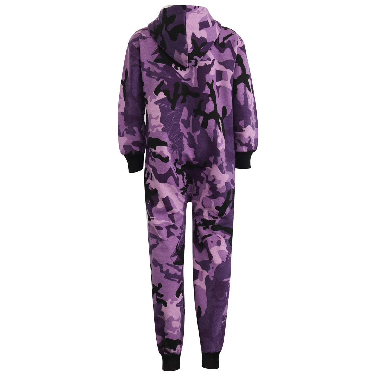 Kids Girls Boys A2Z Onesie One Piece Camouflage Print Jumsuit Playsuit 5-13 Year