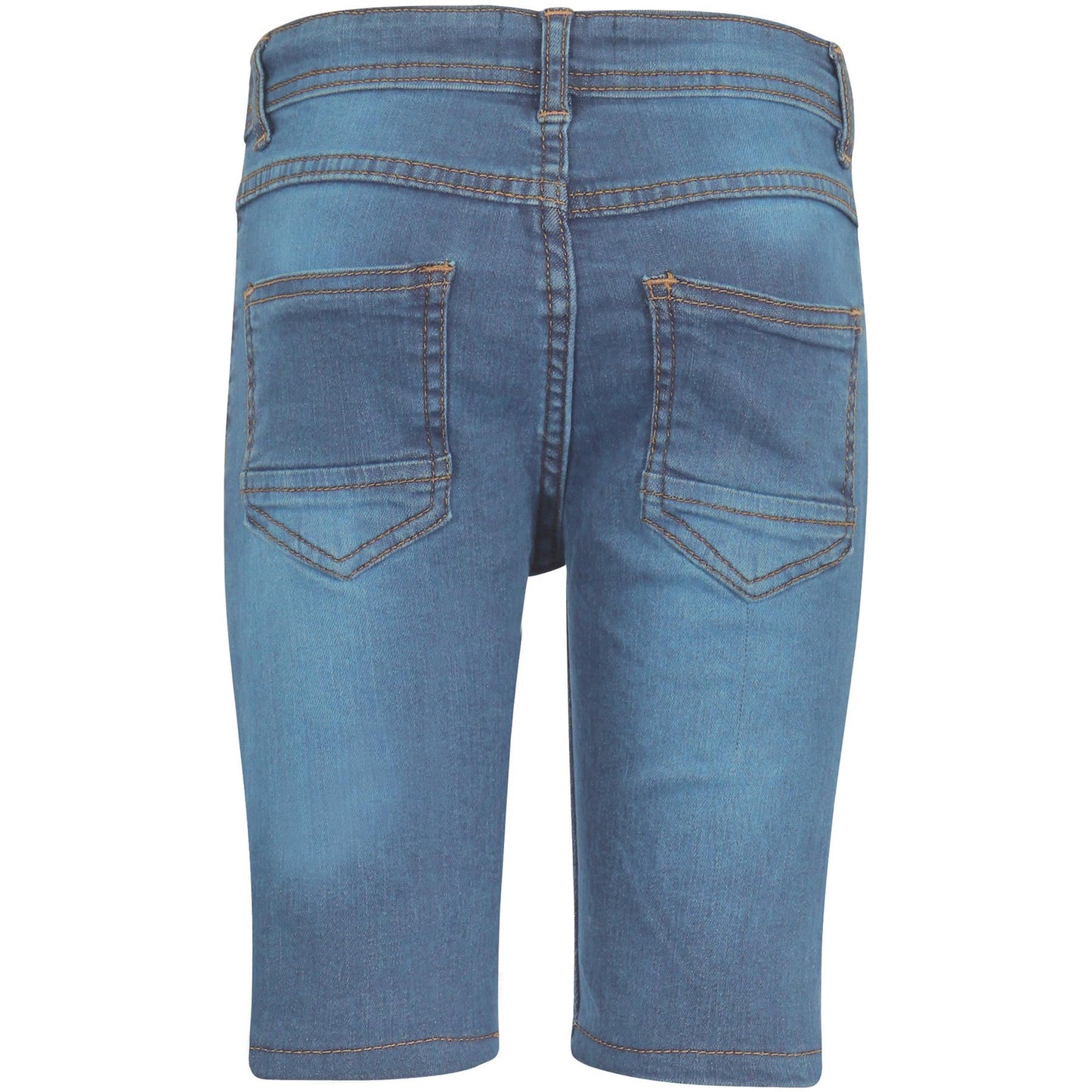 Kids Boys Ripped Denim Shorts Light Blue Comfort Stretch Skinny Pants Trousers