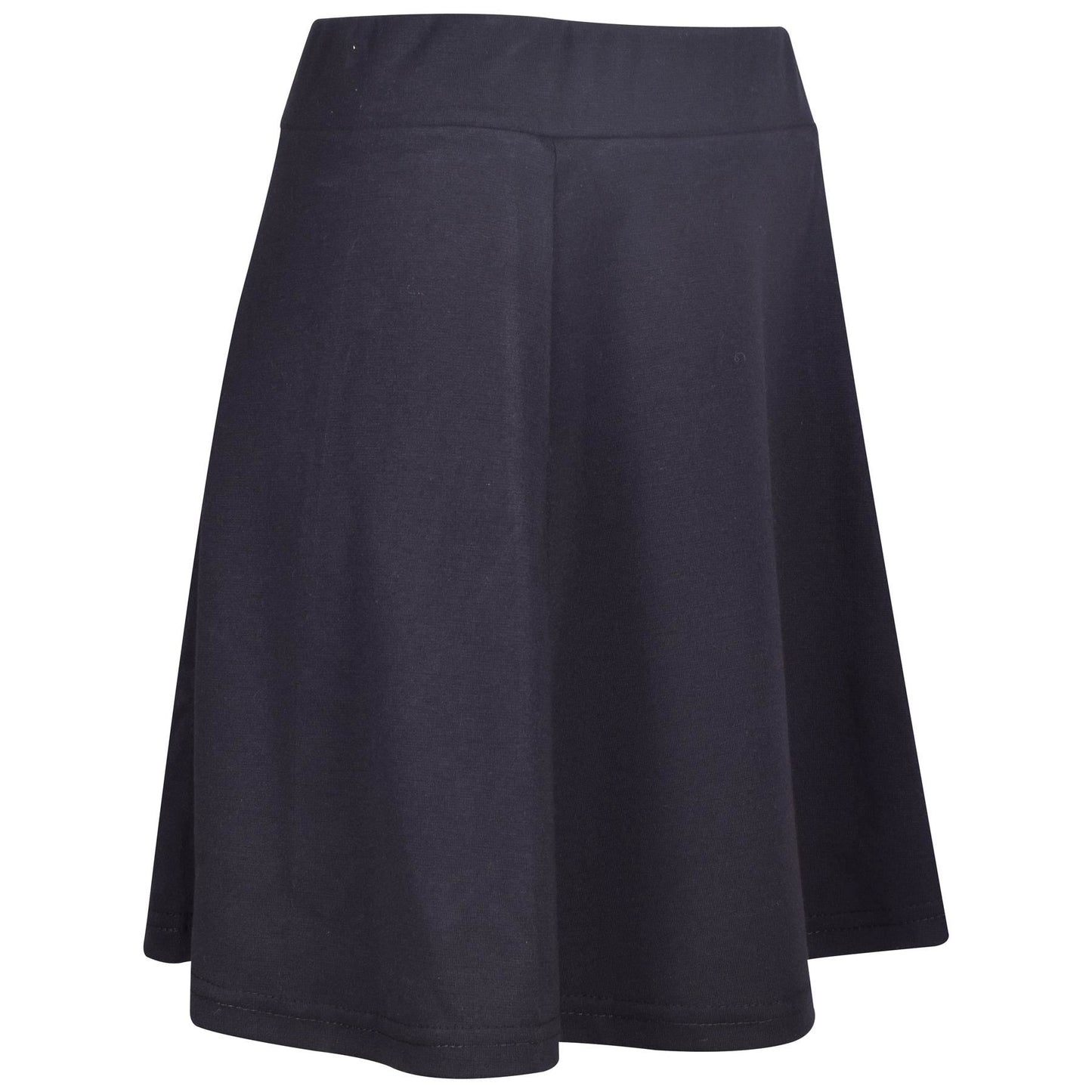 Kids Girls Plain School Uniform Skirt Elasticated Fit Summer Skater Skirts