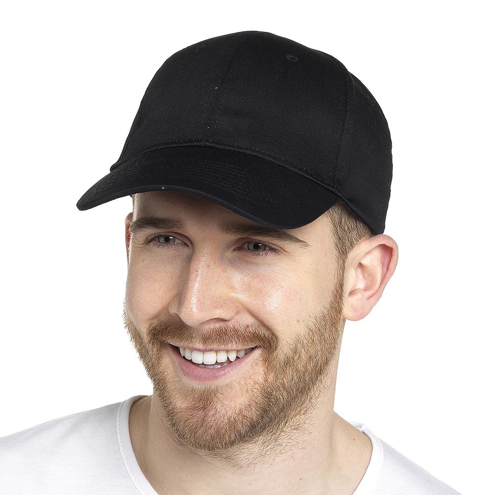 A2Z Mens Plain Baseball Cap Breathable Polyester Cotton Classic Crew Cap For Men