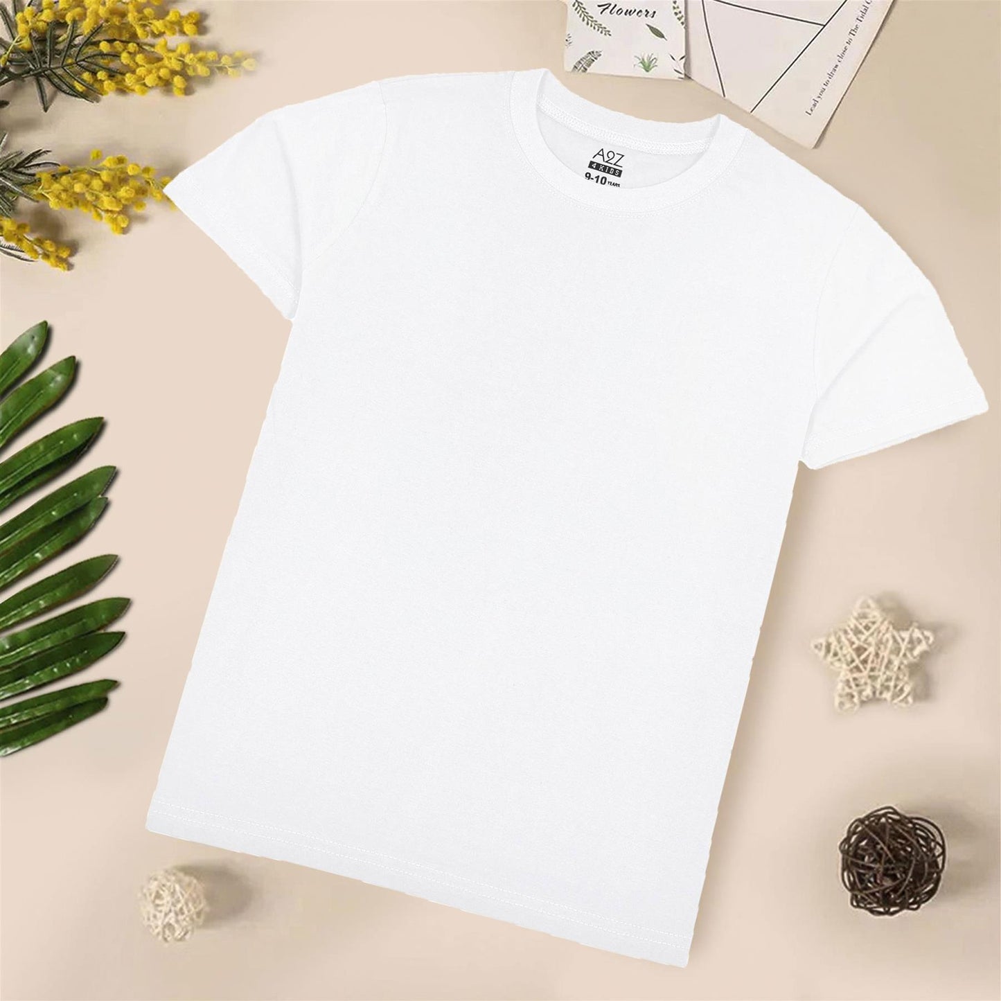 Girls Boys Pack of 10 Plain PE School T Shirts Lightweight Summer Soft Feel Top