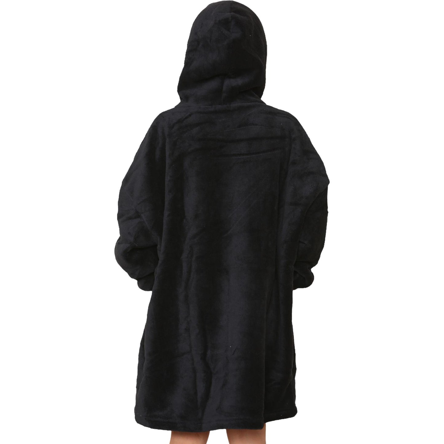 Kids Girls Boys Ultra Soft Oversized Hoodie Snuggle Plush Sherpa Fleece Lining