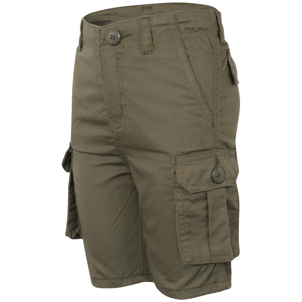 A2Z 4 Kids Cargo Shorts Combat Multi Pocket Lightweight Trendy Cotton 5-13 Years
