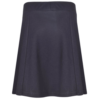 Kids Girls Plain School Uniform Skirt Elasticated Fit Summer Skater Skirts