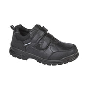 Boys School Shoes Wide Fit Walking Sneaker Kids Touch Fasten Athletic Trainers - A2Z 4 Kids