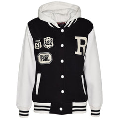 Kids Baseball Tracksuit Hooded Jacket With Joggers R Fashion FOX Varsity Style