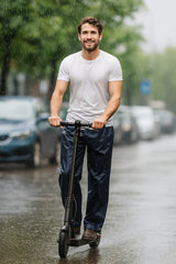 A2Z Mens Waterproof Trousers Quick Dry Overtrousers Windproof Outdoor Rain Pants