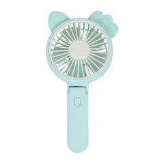 A2Z 4 Kids Portable Mini USB Fan Rechargeable Cute Animal Ears Pink/Blue Fan