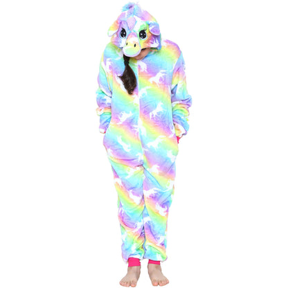 Kids A2Z Onesie One Piece Unicorn Pyjamas Costume For Girls Age 2-13