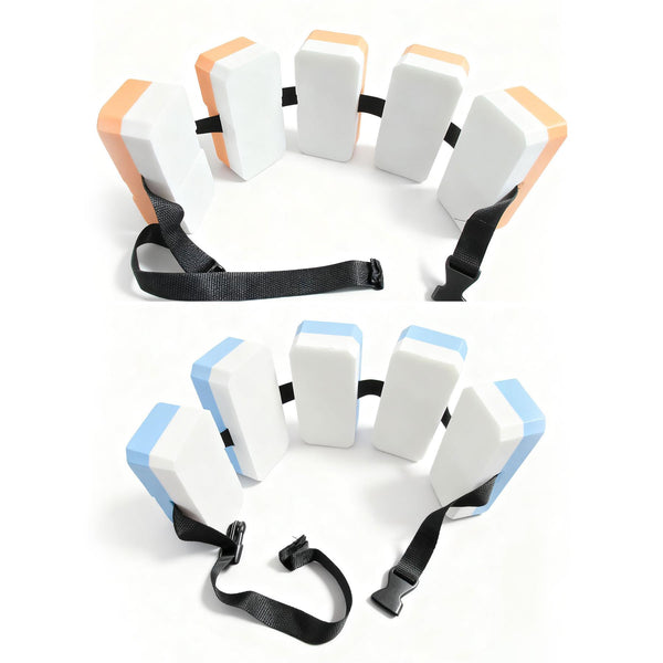 EVA Swimming Belt Adjustable Float Training Aid with 5 Blocks for Beginners