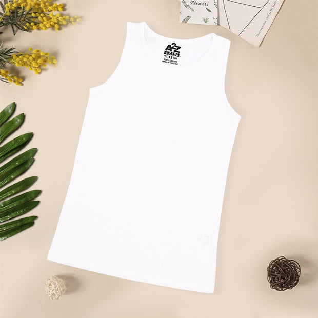 A2Z 4 Kids Boys Vest Top Fashion Underwear Sleeveless Summer School Vest 5-13