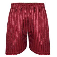 Kids Girls Boys Shadow Stripe PE Shorts Sports Football Gym School Short 2-13