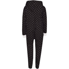 Kids Girls Boys Polka Dot Cotton A2Z Onesie One Piece Hooded Jumpsuit 2-13 Years