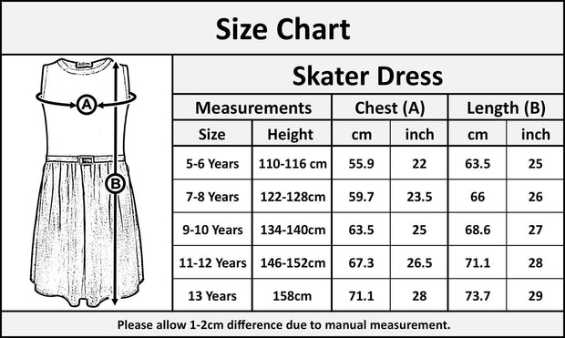 A2Z 4 Kids Girls Skater Dress Pastel Splash Print Fashion Party Top Summer Dresses New Age 5 6 7 8 9 10 11 12 13 Years - A2Z 4 Kids