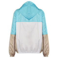 Kids Girls Boys Windbreaker Zipped Jackets Hooded Raincoats Age 5-13 Years