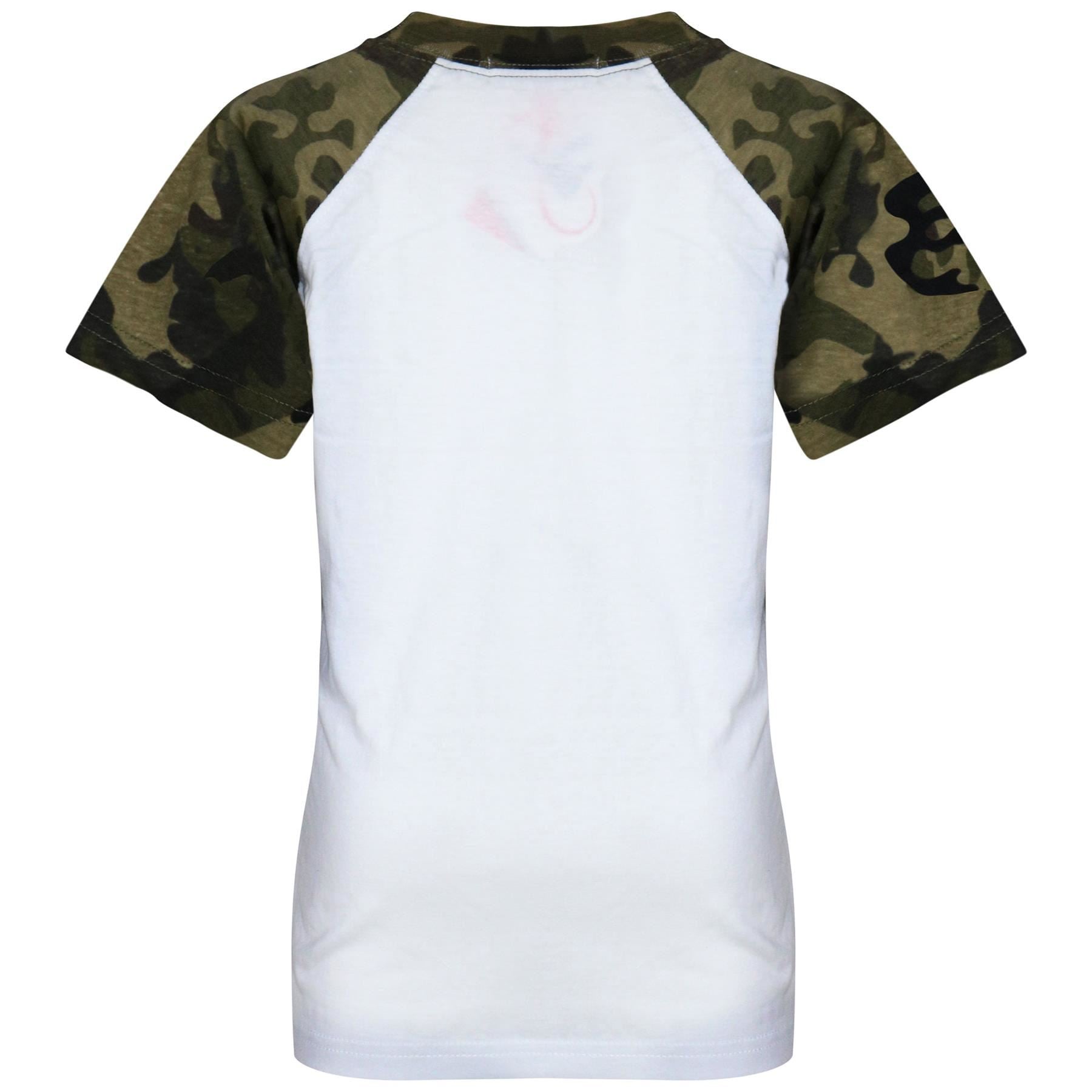 A2Z 4 Kids Raglan Style T Shirt & Shorts Camo Green Contrast PJS Super Soft Matching Top Bottom Pyjamas Comfy Loungewear Dress Up Outfit Gifts for Children Girls Boys Age 5-13 Years - A2Z 4 Kids