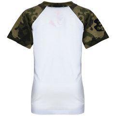 A2Z 4 Kids Raglan Style T Shirt & Shorts Camo Green Contrast PJS Super Soft Matching Top Bottom Pyjamas Comfy Loungewear Dress Up Outfit Gifts for Children Girls Boys Age 5-13 Years - A2Z 4 Kids