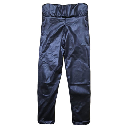 Girls Leggings Toddler Kids Stretchy High Waist Wet Look Legging Full Length