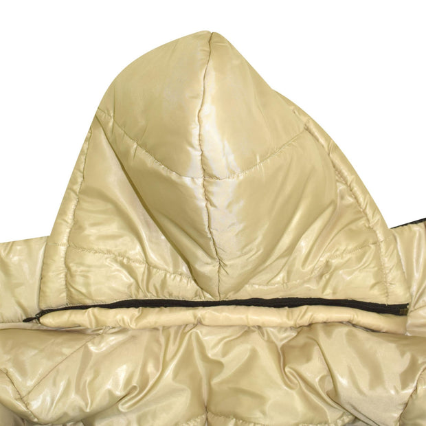 Girls Jackets Kids Reversible Cropped Hooded Padded Puffer Jacket Coat 5-13 Year